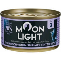 Produktbild von Moonlight Dinner Nr. 3 Katzenfutter mit Thunfisch, Huhn und Garnele getreidefrei 12x80g