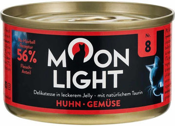 Moonlight Dinner Nr. 8 Katzenfutter Huhn mit Gemüse getreidefrei 24x80g – Bild 1 von 3