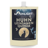 Produktbild von Moonlight Feine Jus Katzensnack Huhn mit Leinsamen für alle Altersstufen 60 g