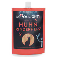 Produktbild von Moonlight Feine Jus Katzensnack Huhn mit Rinderherz 60 g