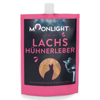 Produktbild von Moonlight Feine Jus Katzensnack Lachs mit Hühnerleber Adult 60 g