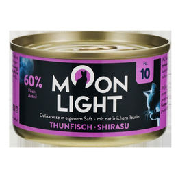 Moonlight Katzen Nassfutter Dinner Nr. 10 Thunfisch Shirasu Stückchen in Sauce 24 x 80g - 80 g – Bild 1 von 2