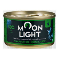Produktbild von Moonlight Katzen Nassfutter Dinner Nr. 9 Snapper in Kürbisjuice Stückchen in Soße 24 x 80g ohne Farb- und Aromastoffe - 80 g