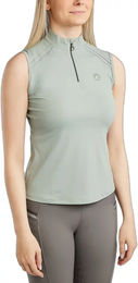 Produktbild von MoPearl Reitpolo für Damen Ärmelloses Sommer Reitshirt Grün XS