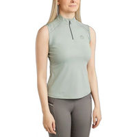 Produktbild von MoPearl Reitpolo für Damen Ärmelloses Sommer Reitshirt Grün XS