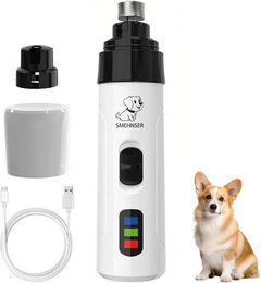 MOPUEA Krallenschleifer für Hunde und Katzen mit Dual-Speed-Regelung und USB-Aufladung in Weiß – Bild 1 von 4