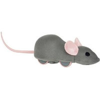 Produktbild von MORE App-gesteuerter Mouse Racer Plüsch Spielzeug für Mäuse Grau mit wiederaufladbarem Akku