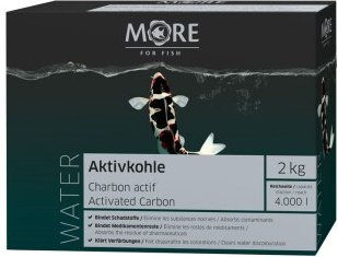 Produktbild von MORE FOR FISH Aktivkohle für den Teich 2kg - 2 kg