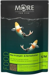 Produktbild von MORE FOR FISH Koi Frühjahr- und Herbstfutter 2 mm 500 g