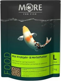 Produktbild von MORE FOR FISH Koi Frühjahr- und Herbstfutter 6mm 2 kg - 2 kg