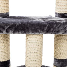 Produktbild von MORE FOR Kratzbaum Boogie Grau mit Sisal in Mittel