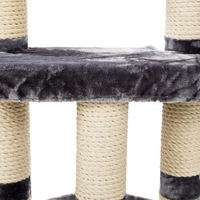 Produktbild von MORE FOR Kratzbaum Boogie Grau mit Sisal in Mittel