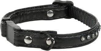 Produktbild von MORE Katzenhalsband mit Strass in Schwarz