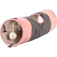 Produktbild von MORE Selection Rascheltunnel Katzenhöhle aus Stoff in Rosa