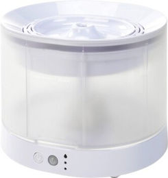 Produktbild von MORE Trinkbrunnen CLOUD aus Kunststoff in Transparent und Weiß mit USB-Anschluss - 2,3 l