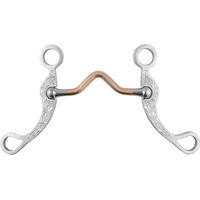 Produktbild von Morso Western-Sanftgebiss für Pferde mit verzierten Edelstahlstangen 12,5 cm