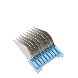 Produktbild von Moser Aufschiebekamm aus Edelstahl 25 mm Silber Blau