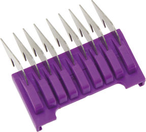 Moser Aufsteckkamm aus Edelstahl Silber 6 mm - 21 g – Bild 1 von 1