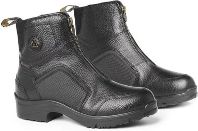 Mountain Horse Arctica Reitstiefel Damen aus Leder wasserdicht mit Reißverschluss Schwarz – Bild 1 von 1