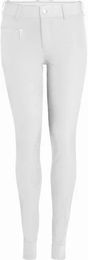 Mountain Horse Crown GT Reitturnierhose Mid Grip für Mädchen in Weiß wasserabweisend – Bild 1 von 1