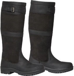Produktbild von Mountain Horse Cumberland Reitstiefel Damen aus Leder wasserdicht Schwarz Größe 40