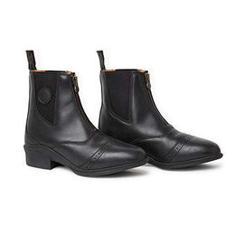 Mountain Horse Damen Aurora Front Zip Paddock Stiefel Schwarz Größe 36 EU – Bild 1 von 2