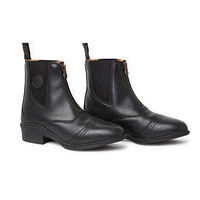 Produktbild von Mountain Horse Damen Aurora Front Zip Paddock Stiefel Schwarz Größe 36 EU