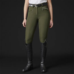 Mountain Horse Damen Reithose Diana Full-Grip Vollbesatz Grün Größe 46 wasserabweisend – Bild 1 von 1