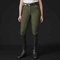 Produktbild von Mountain Horse Damen Reithose Diana Full-Grip Vollbesatz Grün Größe 46 wasserabweisend