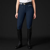 Produktbild von Mountain Horse Damen Reithose Diana Full-Grip Vollbesatz Navy Größe 34 wasserabweisend