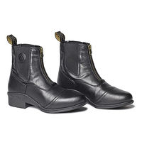 Produktbild von Mountain Horse Damen Reitstiefeletten VEGANZA ZIP PADDOCK aus Kunstleder Schwarz Größe 38