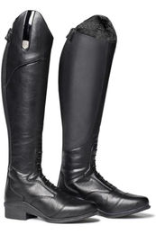 Mountain Horse Damen Winter Reitstiefel VEGANZA WNT TALL RR aus Kunstleder Schwarz Größe 38 – Bild 1 von 4