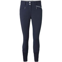 Produktbild von Mountain Horse Diana Damen Reithose mit Kunstlederbesatz Navy Größe 40