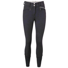 Produktbild von Mountain Horse Diana Damenreithose mit Knie-Grip in Schwarz Größe 44