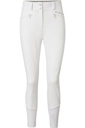 Mountain Horse Diana Reithose für Damen mit Vollbesatz aus Kunstleder in White/White Größe 36 – Bild 1 von 1