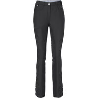Produktbild von Mountain Horse Elsa Reithose Damen mit Full Grip aus wasserabweisendem Softshell in Schwarz