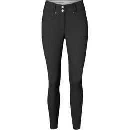 Produktbild von Mountain Horse Estelle Damenreithose mit Full-Grip in Schwarz Größe 38