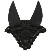 Produktbild von Mountain Horse Fliegenohren FLYCAP für Warmblut Pferde in Schwarz aus Stoff