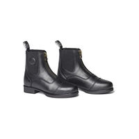 Produktbild von Mountain Horse Junior Veganza Paddock Reitstiefel aus Leder für Kinder Schwarz Größe 37