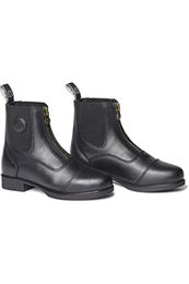 Mountain Horse Junior Veganza Paddock Reitstiefel für Kinder aus Kunstleder Schwarz Grösse 38 EU – Bild 1 von 2