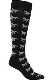 Produktbild von Mountain Horse Kniestrumpf Running Horse Sock J Schwarz