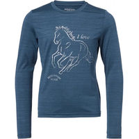 Produktbild von Mountain Horse Lovely Reitshirt Langarm für Kinder in Blau