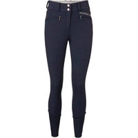 Produktbild von Mountain Horse Reithose Diana Damen mit Knie-Grip in Navy Blau Größe 36 wasserabweisend