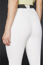 Mountain Horse Reithose Diana Damen Vollbesatz mit Kunstlederbesatz Weiß Größe 46 – Bild 1 von 1
