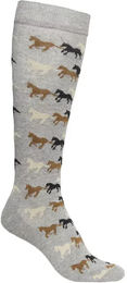 Produktbild von Mountain Horse Reitsocken für Kinder aus Baumwolle Grau Größe 30/35