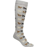 Produktbild von Mountain Horse Reitsocken für Kinder aus Baumwolle Grau Größe 30/35