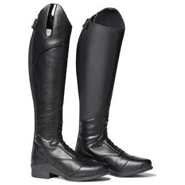 Mountain Horse Reitstiefel Veganza Schwarz aus Kunstleder Größe 41 – Bild 1 von 7