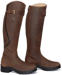 Mountain Horse Snowy River Damen Winterreitstiefel aus Leder Braun Grösse 38 EU – Bild 1 von 3