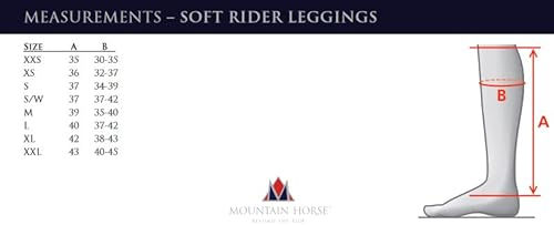 Produktbild von Mountain Horse Soft Rider Leggings Reithose Schwarz XS