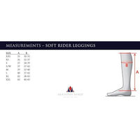 Produktbild von Mountain Horse Soft Rider Leggings Reithose Schwarz XXS